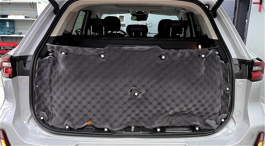 Boot car sound deadening